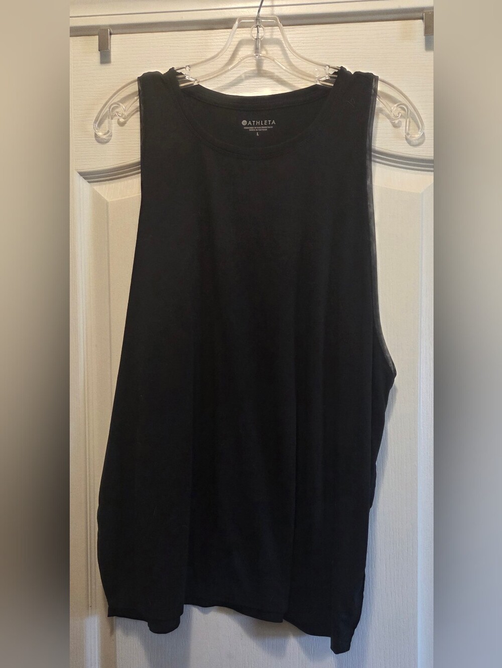 Athleta Black Sleeveless Performance Tank